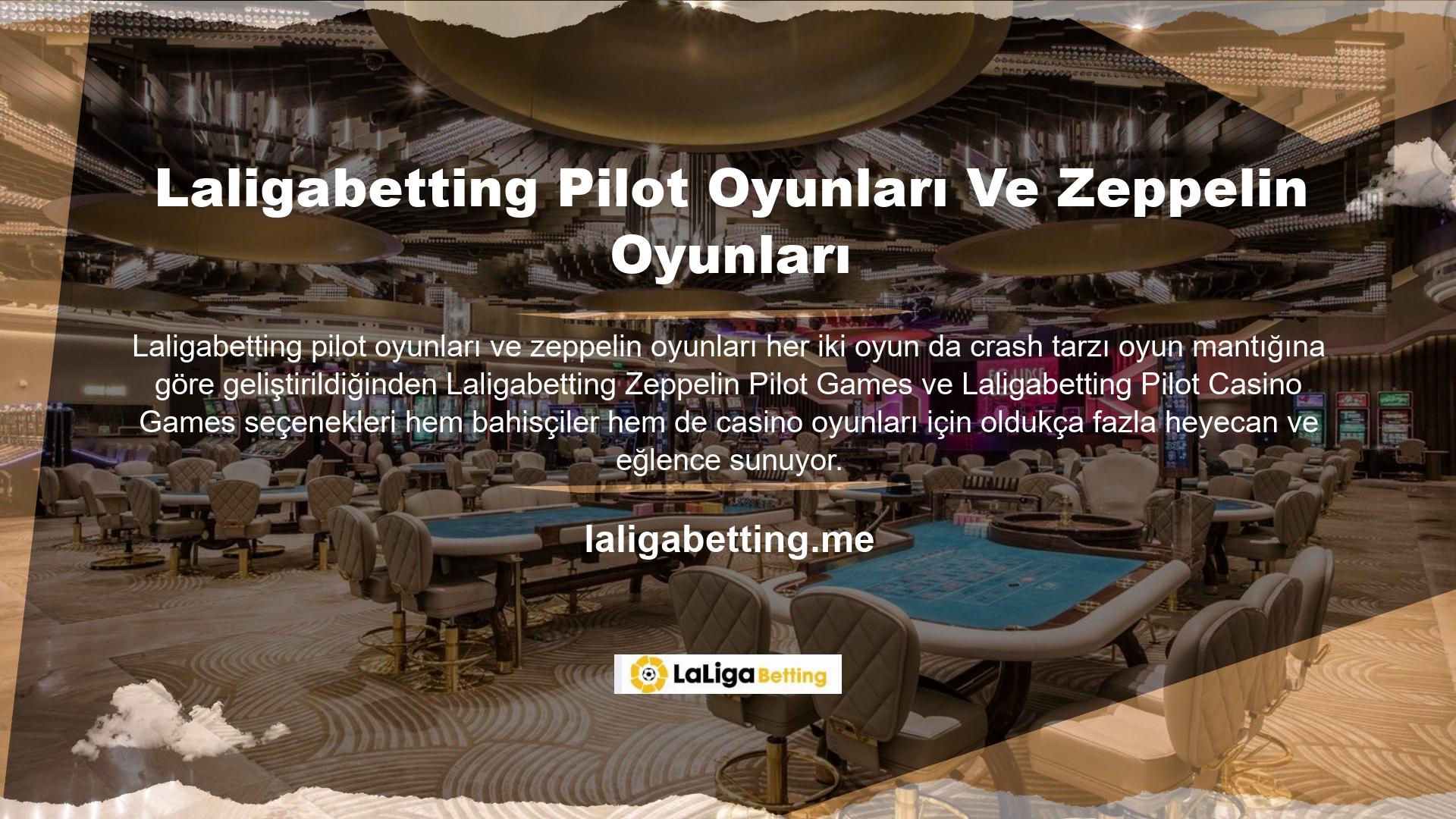 Zeppelin ve Aviator oyunları, yalnızca oyuncu şansına dayanan yeni nesil casino eğlencesine aittir